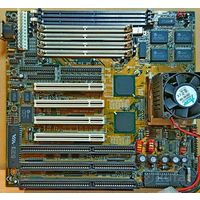 Ретро материнская плата PC Partner TXB820DS (35-8333-04) 1998 год