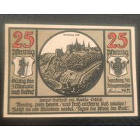 Нотгельд 25 пфеннигов