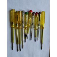 Отвертки индикаторные нерабочие, 10 штук, c 1 рубля