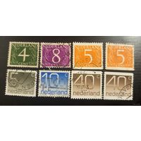 Набор марок Нидерланды - 8 шт (цена за все) - лот 20.
