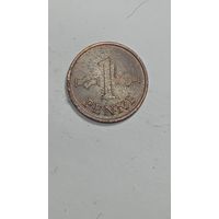Финляндия 1 пени 1966 года .