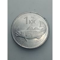 Исландия 1 крона  1996 года .