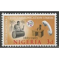Нигерия. 100 лет Международному Союзу электросвязи. 1965г. Mi#166.
