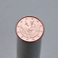 Андорра 1 евроцент 2017