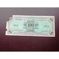 Италия  100 лир 1943