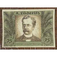 Нодгельд 75 пфеннигов 1921 год. Гамбург, Берлин, Бремен. Веймарская республика