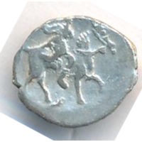 Денга 1535-1584 Иван IV Васильевич (Грозный) чеканка в Москве _состояние VF