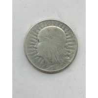 2 злотых 1934год.Ядвига