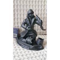 С 1 РУБЛЯ ! СТАТУЭТКА СКУЛЬПТУРА КАСЛИ КУСА СССР СКАЗКА ЕМЕЛЯ И ЩУКА .