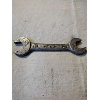 Ключ рожковый, З.А.Т.И., 19х22, СССР. См. описание.