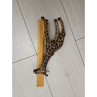 Жираф фигурка из натуральной кожи