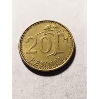 Финляндия 20 пенни 1973