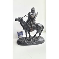 С 1 РУБЛЯ ! СТАТУЭТКА КАСЛИ 1959 ГОД  СССР  ПРОЩАНИЕ КОЗАК КОНЬ САБЛЯ