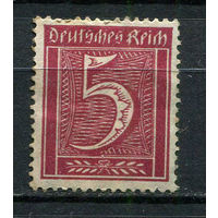 Рейх (Веймарская республика) - 1921 - Цифры 5 Pf - [Mi.158] - 1 марка. MH.  (Лот 55HC)-T4P52