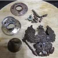 Детали и кокарда на пикельхельм ПМВ