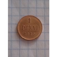 1 пенни  1915 года