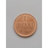 1 пенни  1915 года