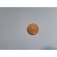 1 пенс 2012 года. Гернси. UNC