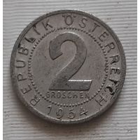 2 гроша 1954 г. Австрия