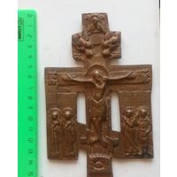 Крест Распятие с предстоящими. Верещагинское литьё.