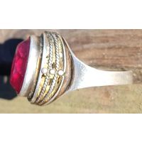 Кольцо серебро