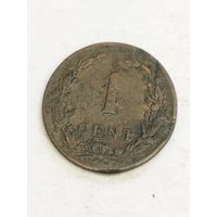 Нидерланды 1 цент 1901