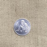 Северная Корея (КНДР) 1/2 чона 2002 г. Обезьяна