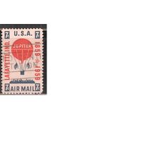США-1959, (Мих.756) , гаш. , Воздушный шар (одиночка)