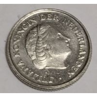 Нидерланды 10 центов 1973