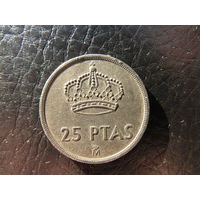 Испания. 25 песет. 1983. С 20 копеек. Распродажа коллекции. Смотрите другие лоты.