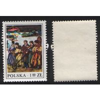 Польша 1977-06 2507 марка из серии Польские народные обряды 1,00zl (a1-13 ТОРГ/ВАША ЦЕНА
