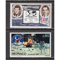 Монако 1970 ** Космос Годовщина высадки человека на Луну//Н