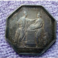 Серебряная медаль. Банк Франции. Год VIII (1799-1800).