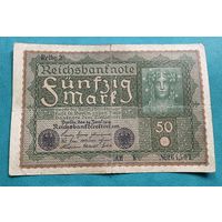 Германия 50 марок 1919 год Reihe 3