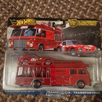 Hot wheels premium transporter Fiat +Ferrari gto