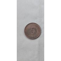 Маврикий 5 цент 2010