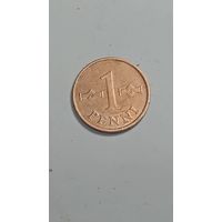 Финляндия 1 пени 1963 года .