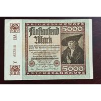 1922 год Германия 5000 марок
