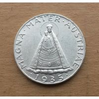 Австрия, 5 шиллингов 1935 г., серебро 0.835