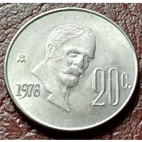 Мексика 20 сентаво, 1976    ( 1-3-5 )