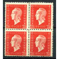Франция - 1944/45г. - Марианна, 2,4 Fr - 1 кварт - MNH, есть сгибы по перфорации и незначительные вмятинки [Mi 720]. #4-W2-132-B-2