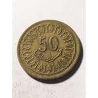 Тунис 50 миллим 1960