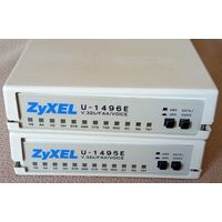 Раритет! Ретро! Комплект (пара) модем Zyxel U1496E ЦАП BB PCM56P-J процессор TMP68HC000P-16 и др