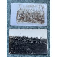 Фотооткрытки 1 Мировая война на позициях / Немецкие солдаты с шампанским Feldpost 06.08.1916 - на отдыхе подписана 21.06.1917