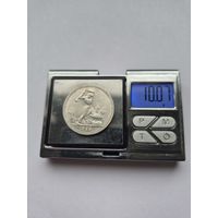 50 копеек 1926 года (АU), яркие, рельефные, в блеске. ПЛ. Серебро 900. Монета не чищена. 308