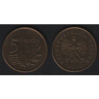 Польша y278 5 грош 2005 год (mw) (_alb2