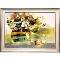 Гриневич Т.В. "Натюрморт с яблоками",2021г. Холст. Масло. Размер 50х70 см.