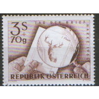 Полная серия из 1 марки 1960г. Австрия "День печати" MNH