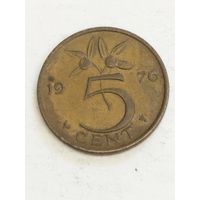 Нидерланды 5 центов 1976
