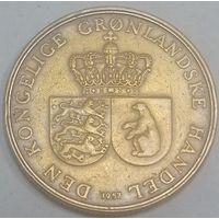 А6.3 Гренландия 1 крона 1957